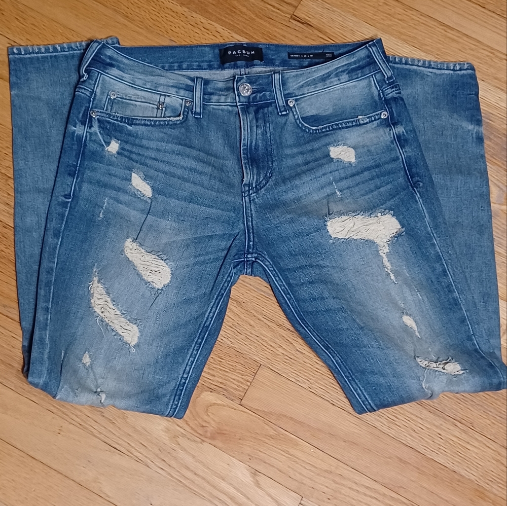 PACSUN RIPPED JEANS - Picture 5 of 8